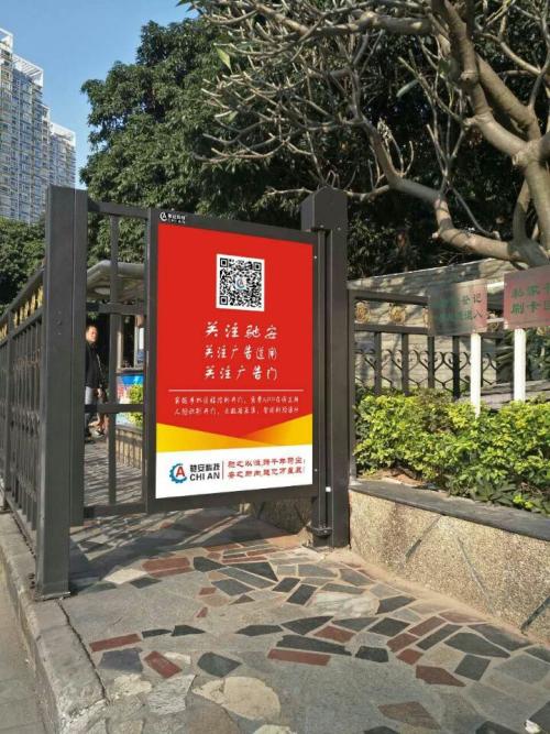 沈阳人行通道喷塑广告单门